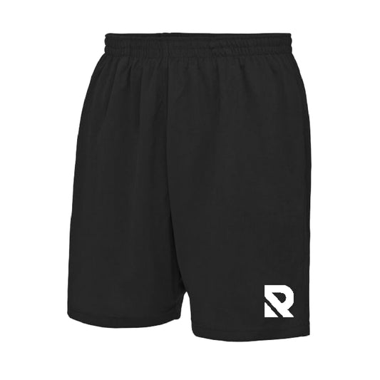 Mens Black/White Active shorts