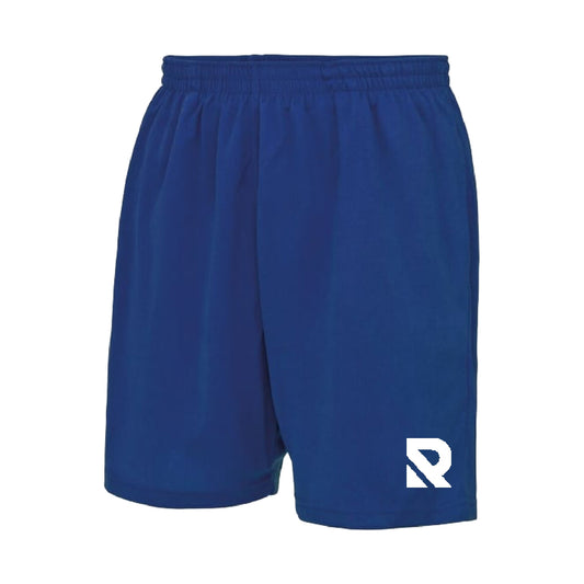 Blue/White Active shorts