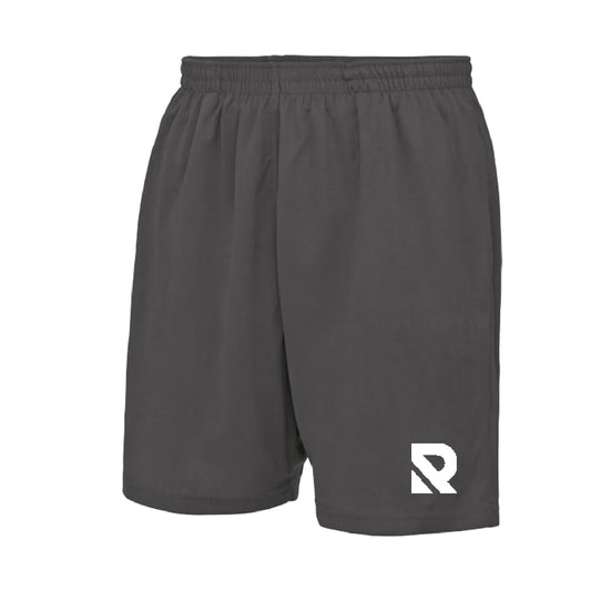 Grey/White Active shorts